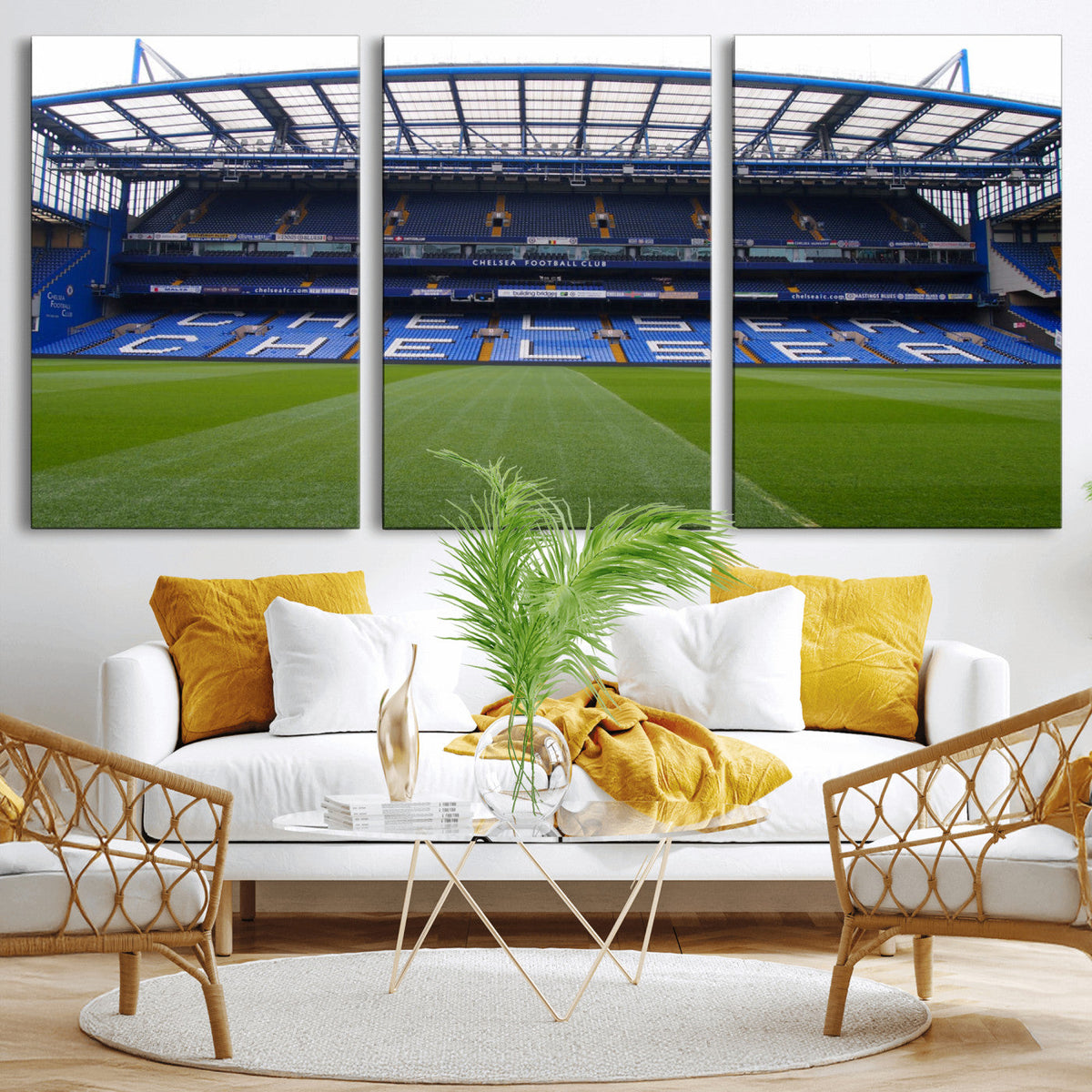 Stamford Bridge Chelsea Football Stadium Canvas Wall Art