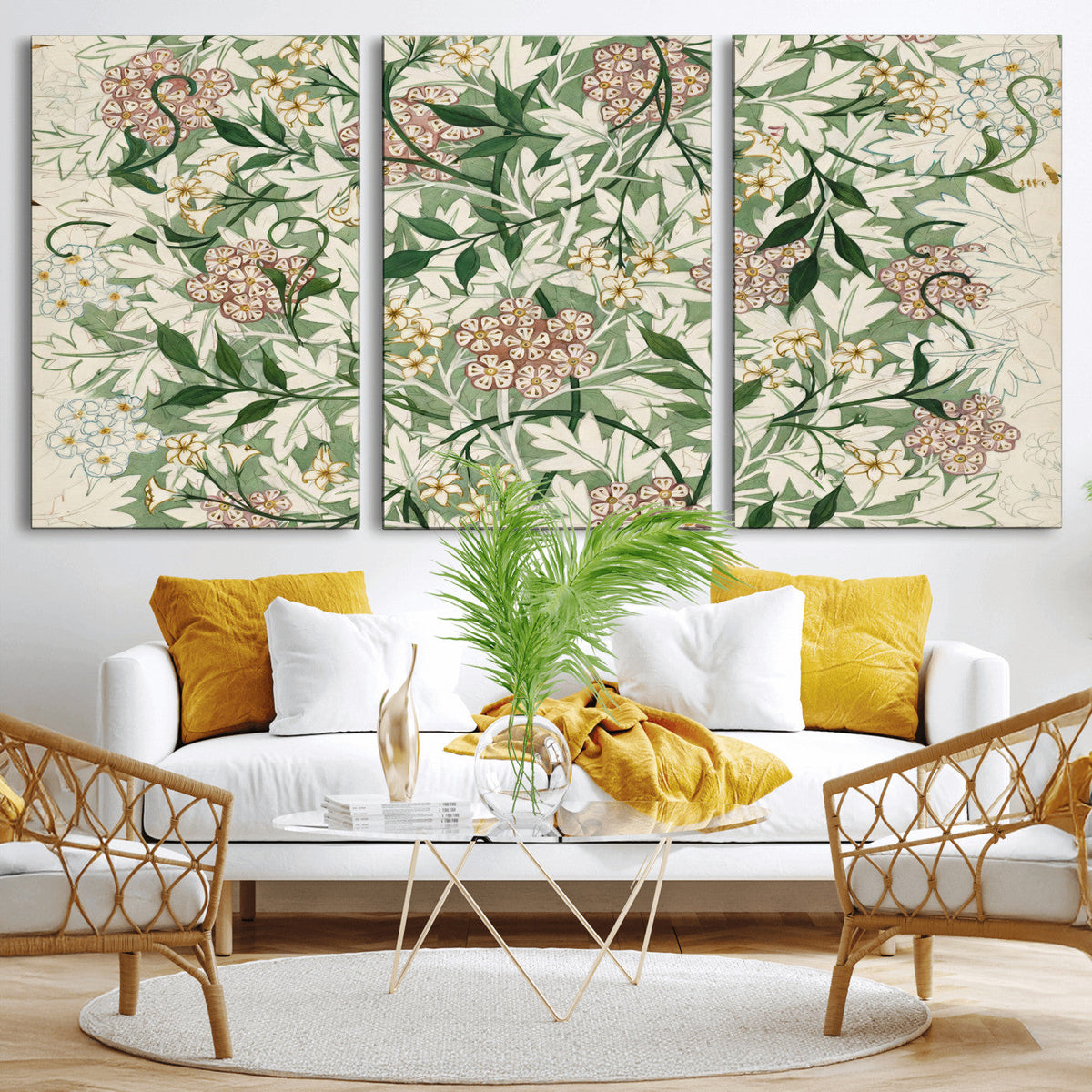 William Morris Jasmine 1872 Canvas Wall Art — Arts and