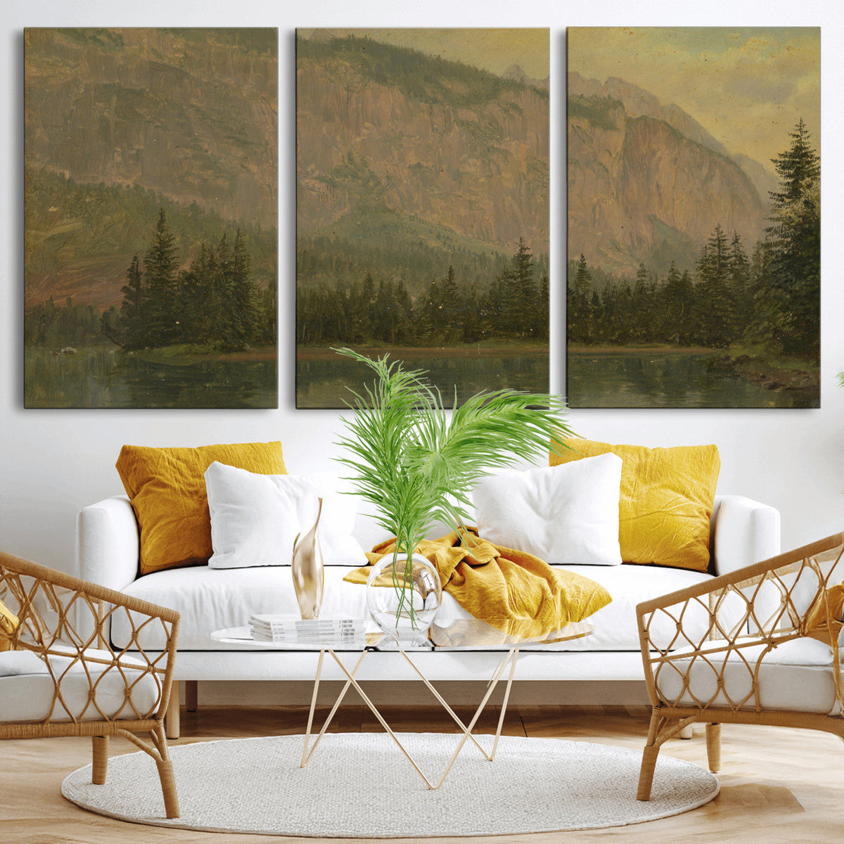 Frederic Edwin Church Hintersee Canvas Print, Hudson River