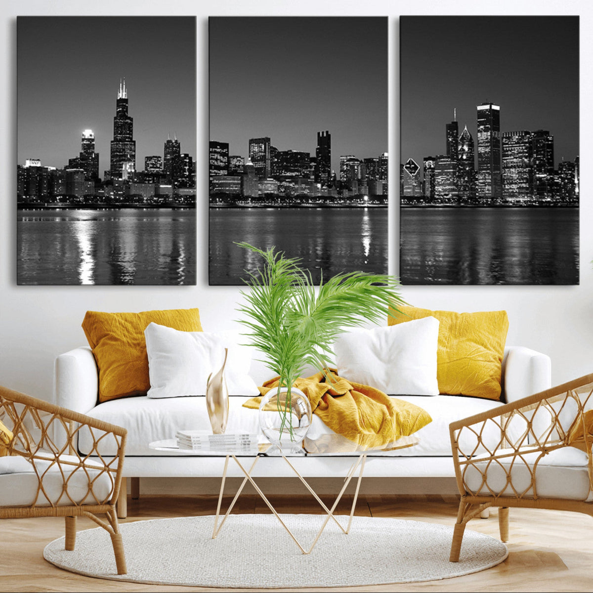 Chicago Wall Art Canvas Print