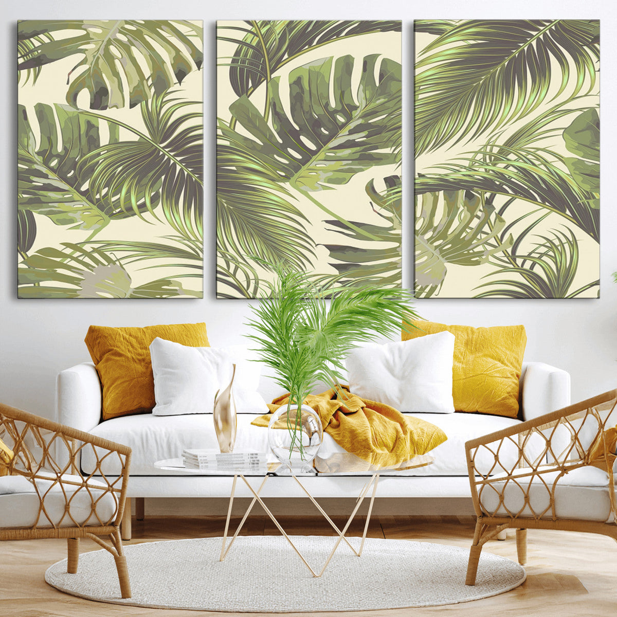 Palm Leaves Canvas Print