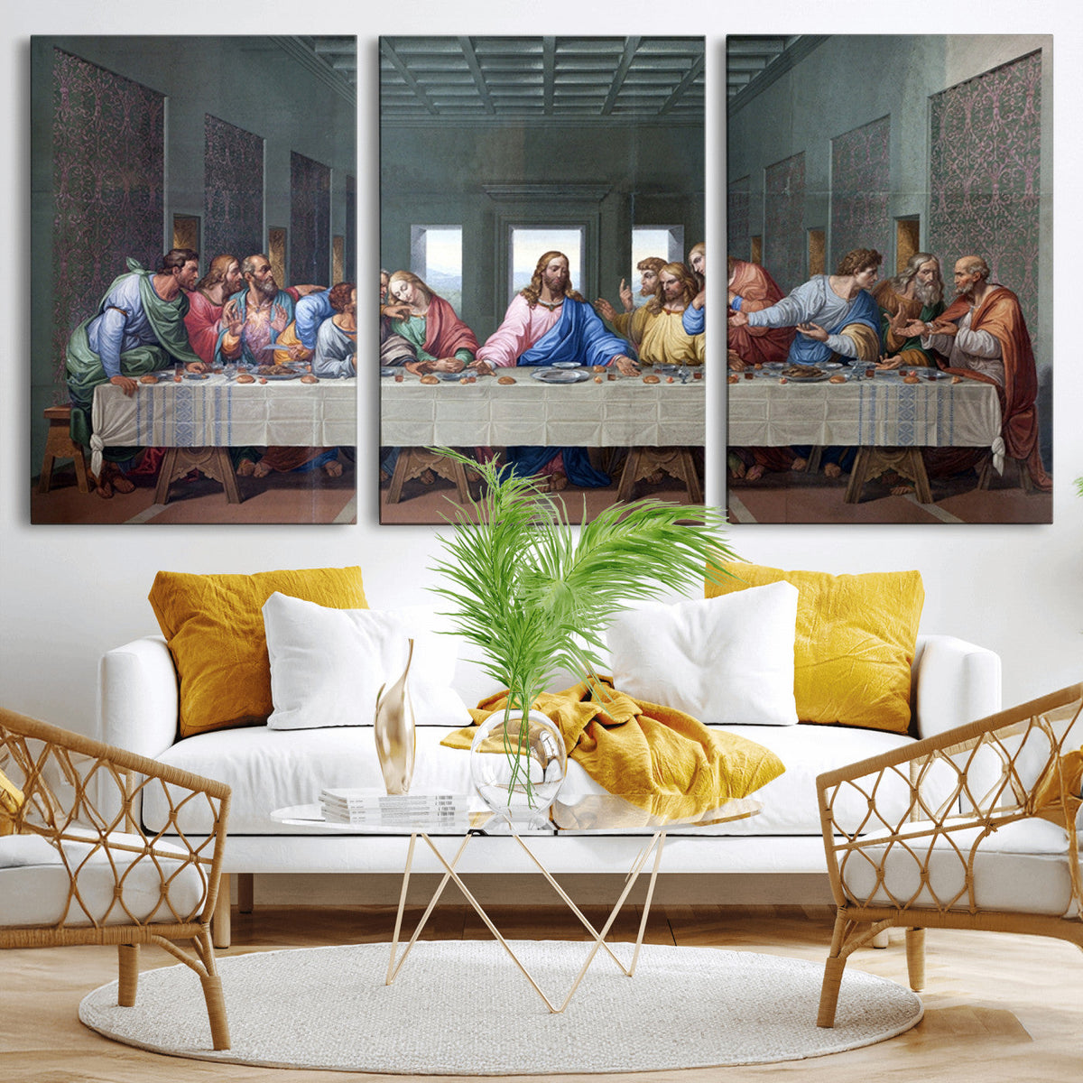 The Last Supper Multi Panel Canvas Wall Art