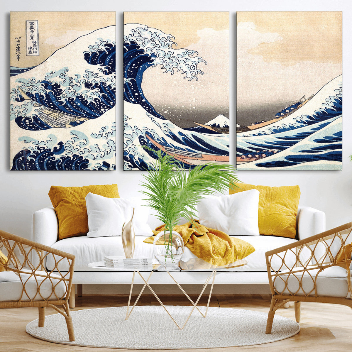 Hokusai: The Breaking Wave off Kanagawa Canvas Print