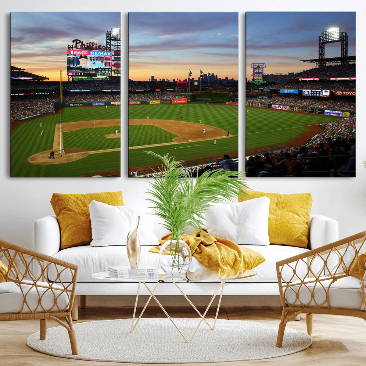 Citizens Bank Park Philadelphia Phillies Wall Art Canvas |
