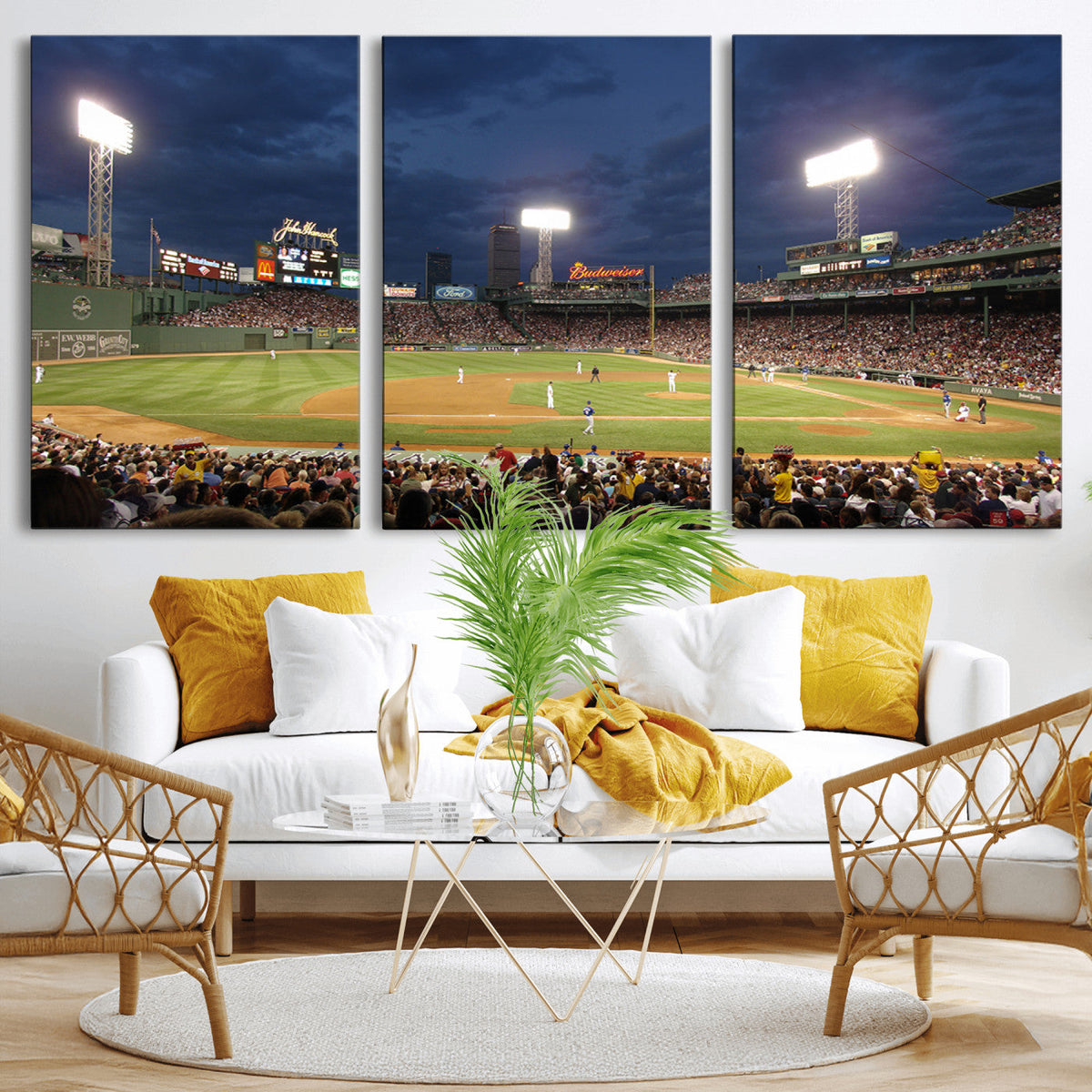 Boston Red Sox Baseball Team Print Canvas - Massachusetts