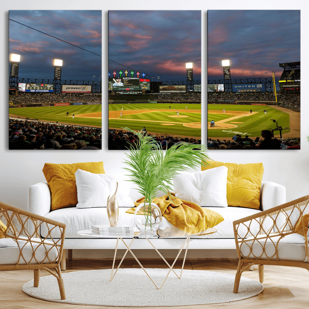 Chicago White Sox Baseball Team Print Canvas- Guaranteed
