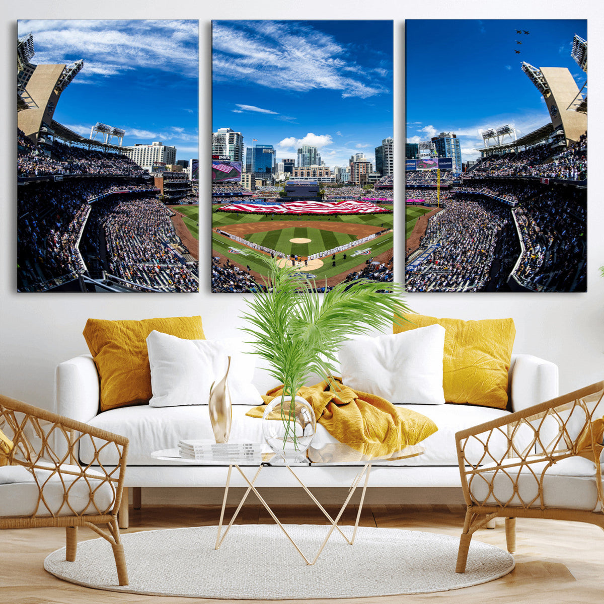 San Diego Padres Baseball Team Print - Petco Park Stadium