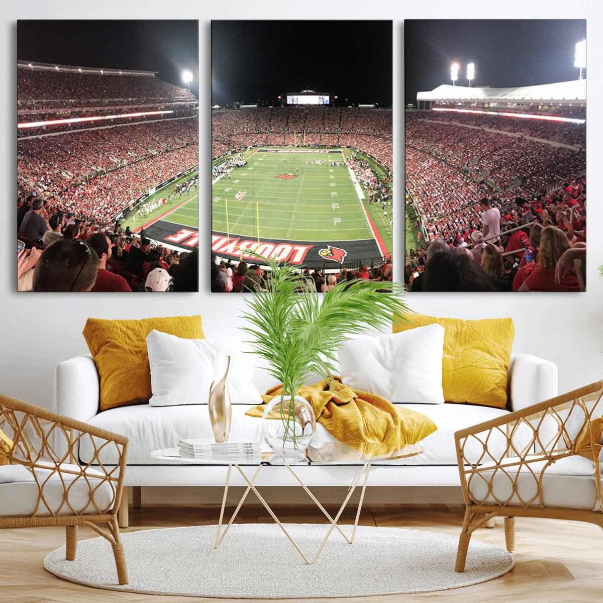 University of Louisville Cardinals Football Team Print -