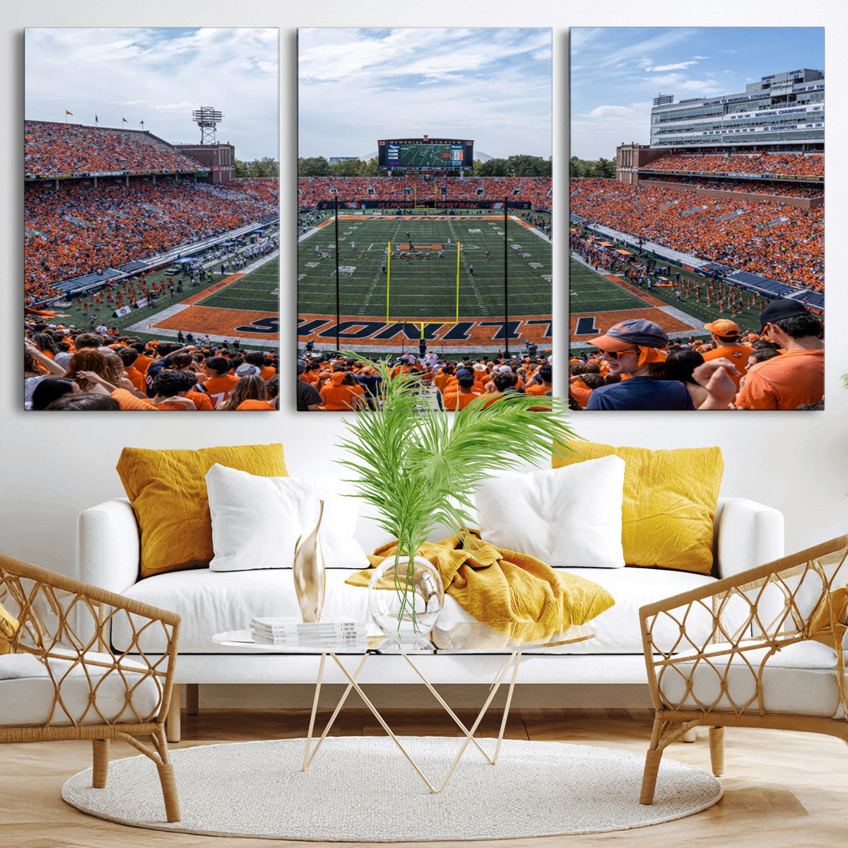 University of Illinois Fighting Illini Football Team Print