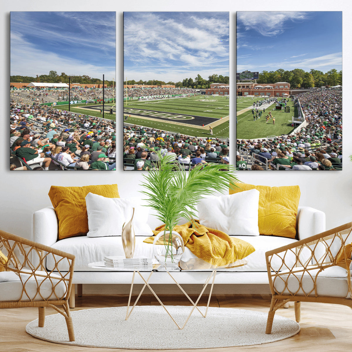 University of Charlotte 49ers Football Team Print -