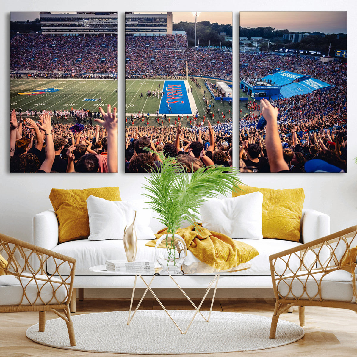 University of Kansas Jayhawks Football Team Art Print -