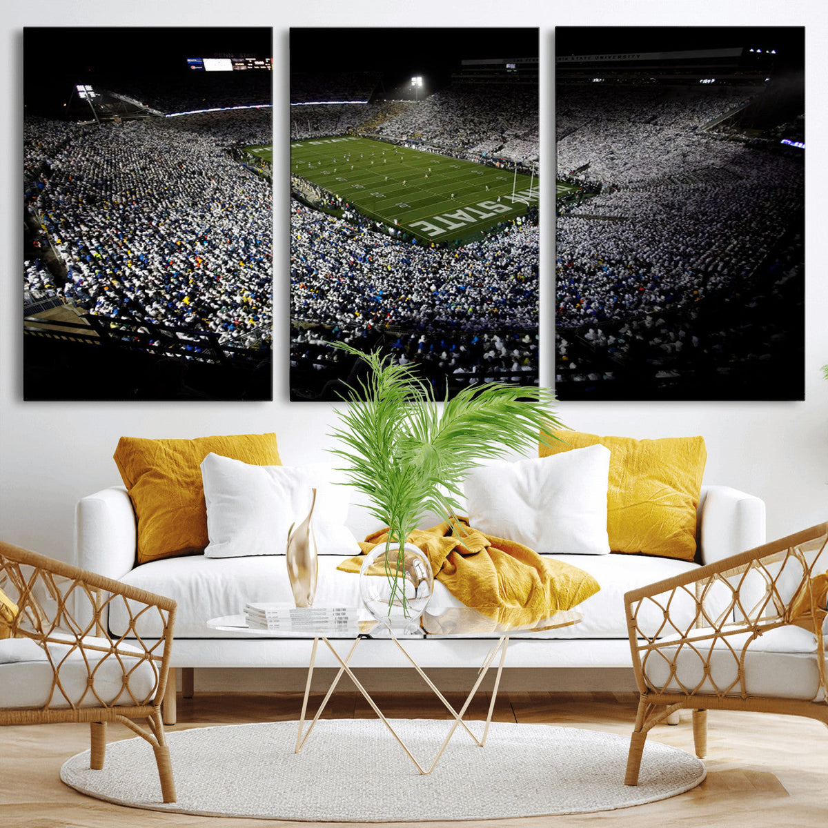 Penn State Football Stadium Wall Art - Beaver Stadium Canvas
