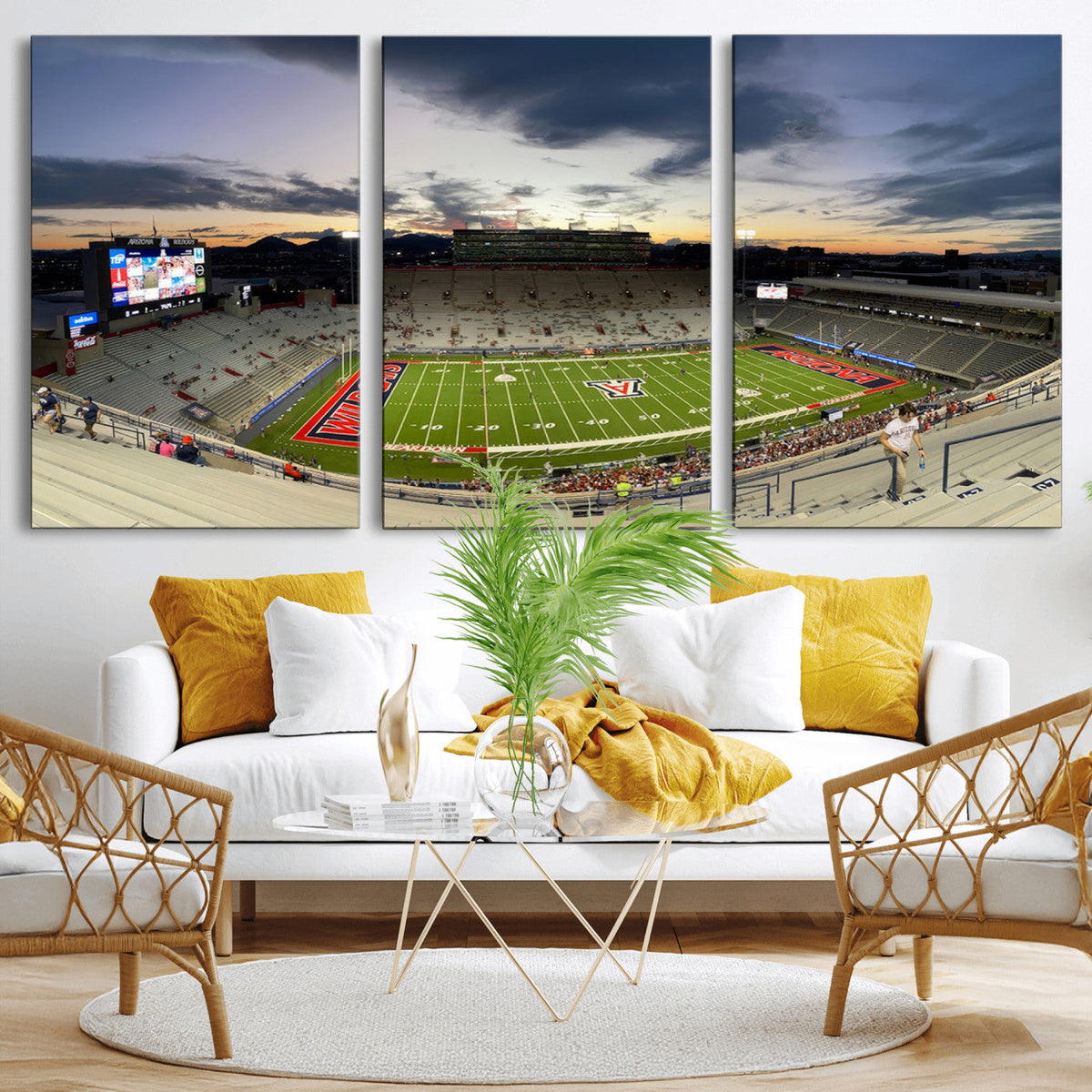 Arizona Wildcats Football Team Print - Tucson Arizona