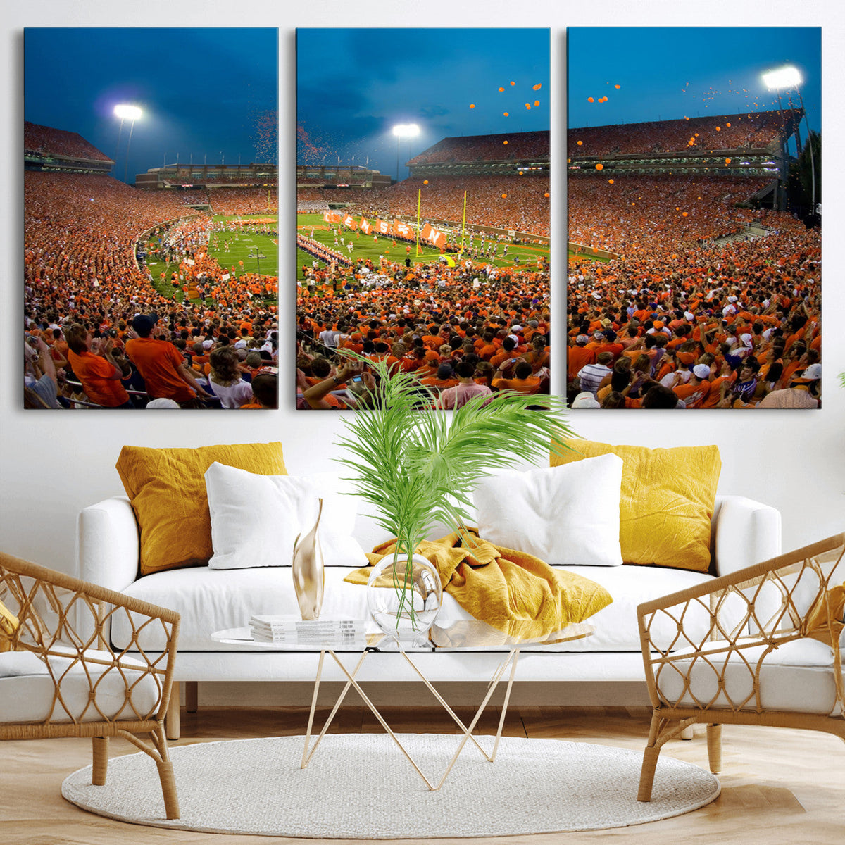 Clemson University Tigers Football Team Print - Clemson