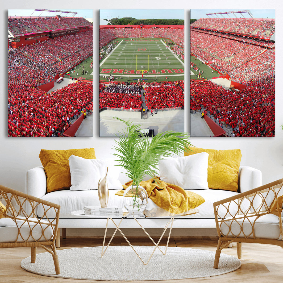 Rutgers Scarlet Knights Football Team Print - Piscataway SHI