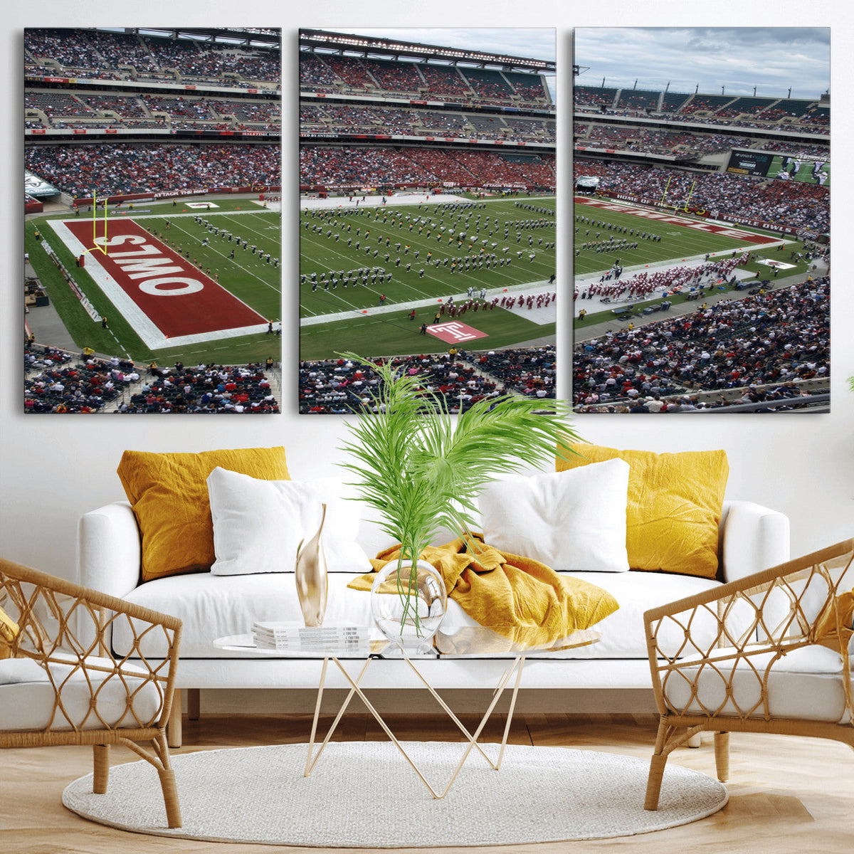 The Temple University Owls Athletics Team Print -