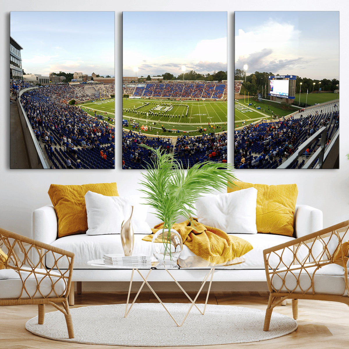 The Duke University Blue Devils Football Team Print - Durham