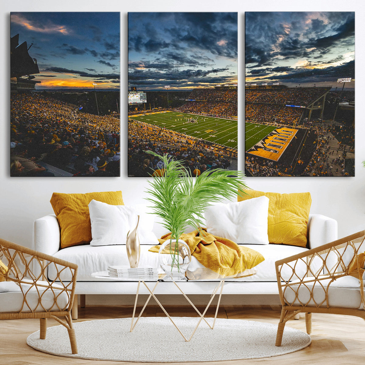University of Wyoming Cowboys Football Team Print - Laramie