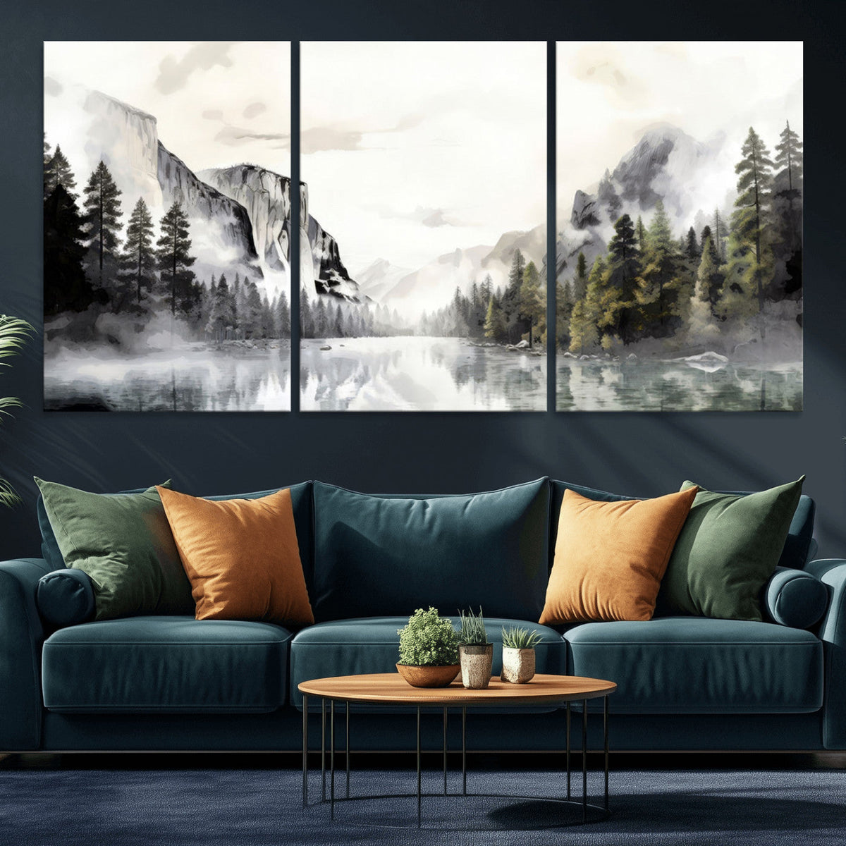 Yosemite Valley Wall Art Canvas Print – Framed and Ready to
