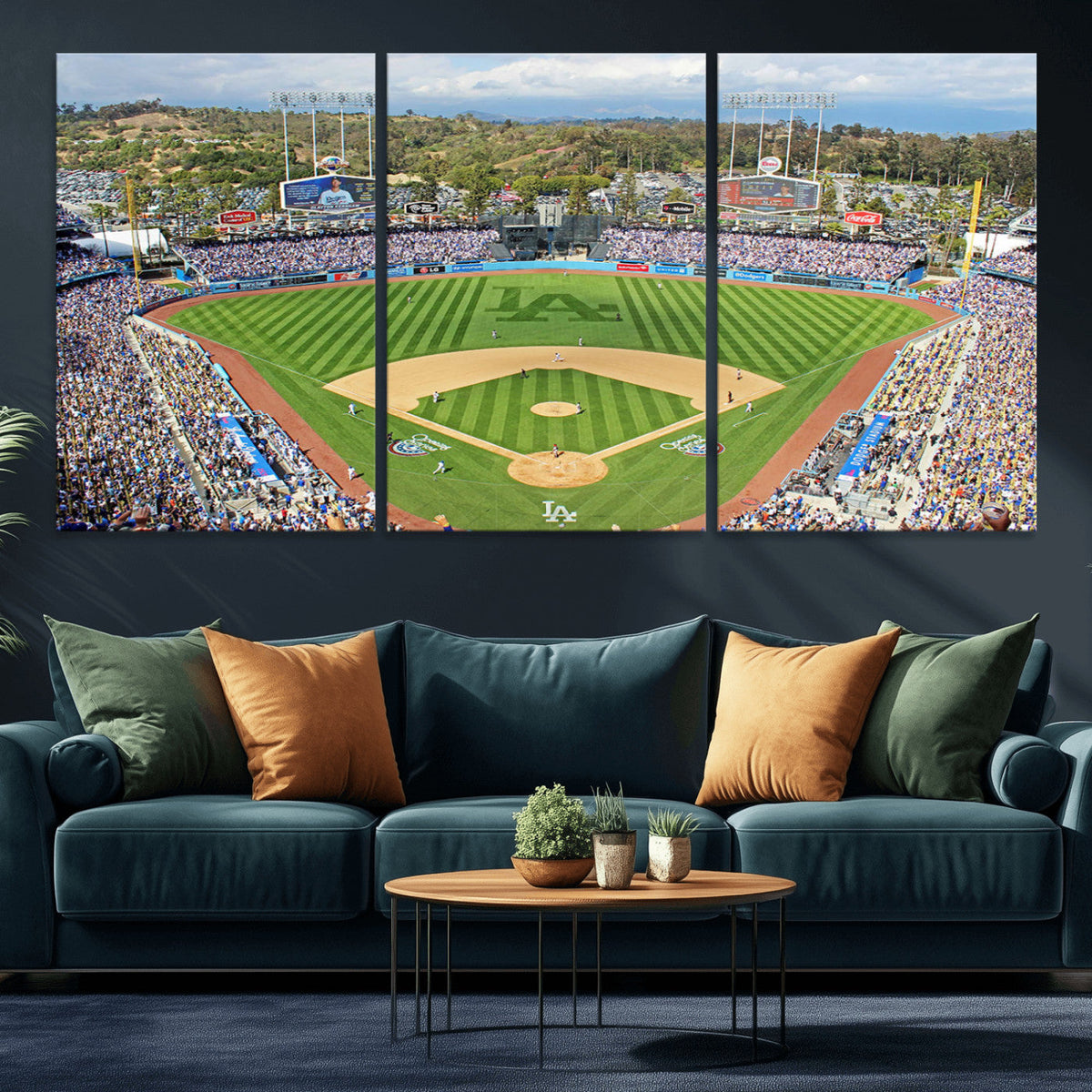 Citi Field Wall Art Print | 3-Panel New York Mets Baseball