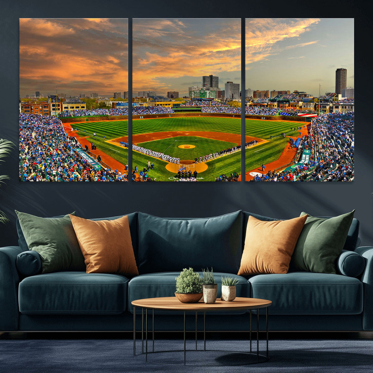 Chicago Wrigley Field Wall Art Canvas Print – Iconic