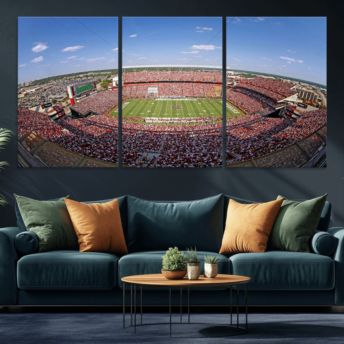 William Brice Stadium Wall Art Canvas Print – Stadium Crowd