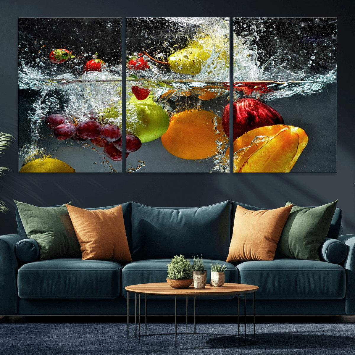 Kithen Vegetables World Wall Art Canvas Print