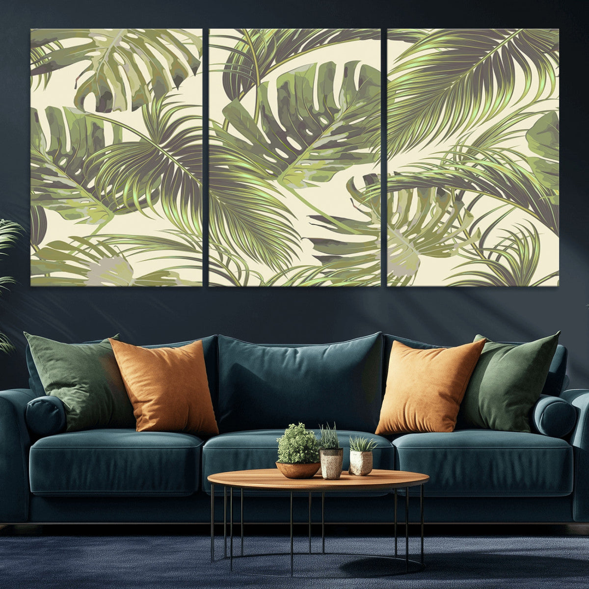 Palm Leaves Canvas Print
