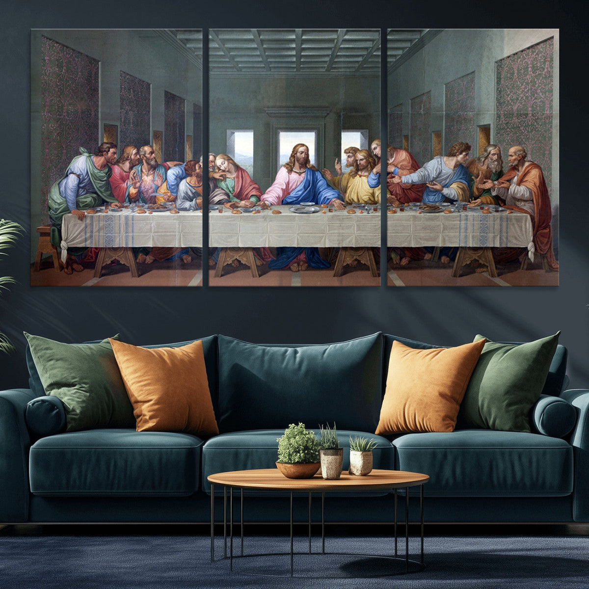 The Last Supper Multi Panel Canvas Wall Art