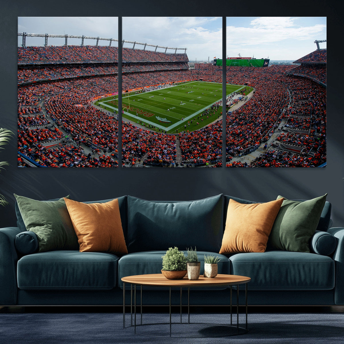 Denver Broncos Football Team Print - Empower Field Mile High