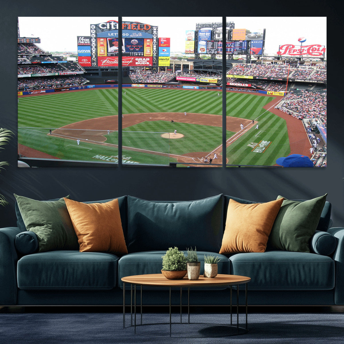 New York Mets Baseball Team Print - Citi Field Baseball