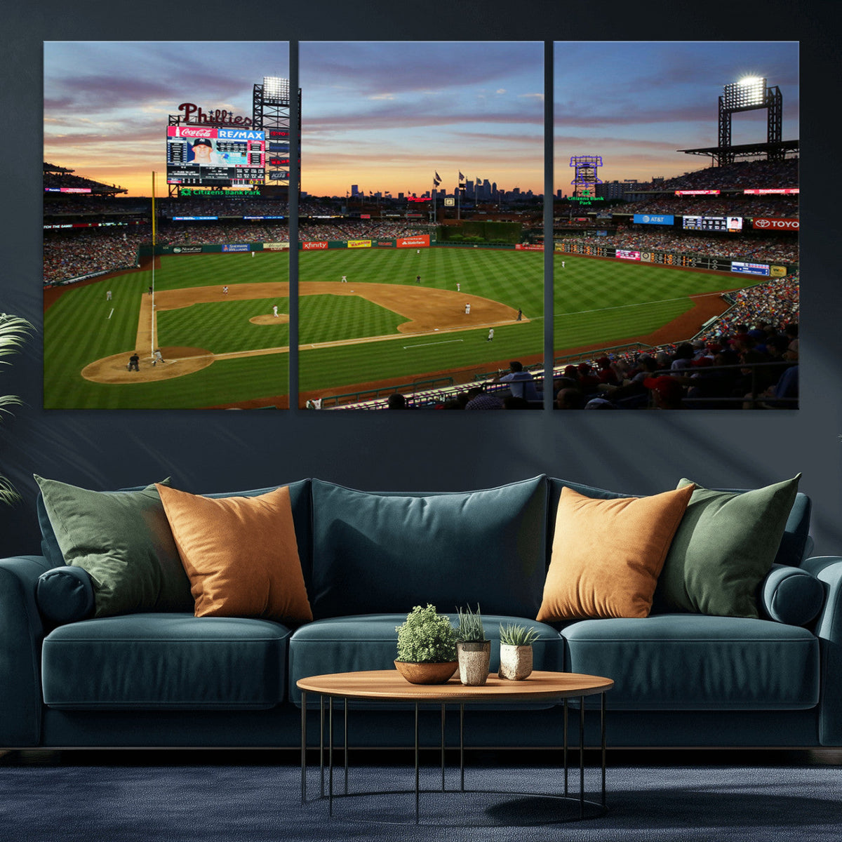 Citizens Bank Park Philadelphia Phillies Wall Art Canvas |