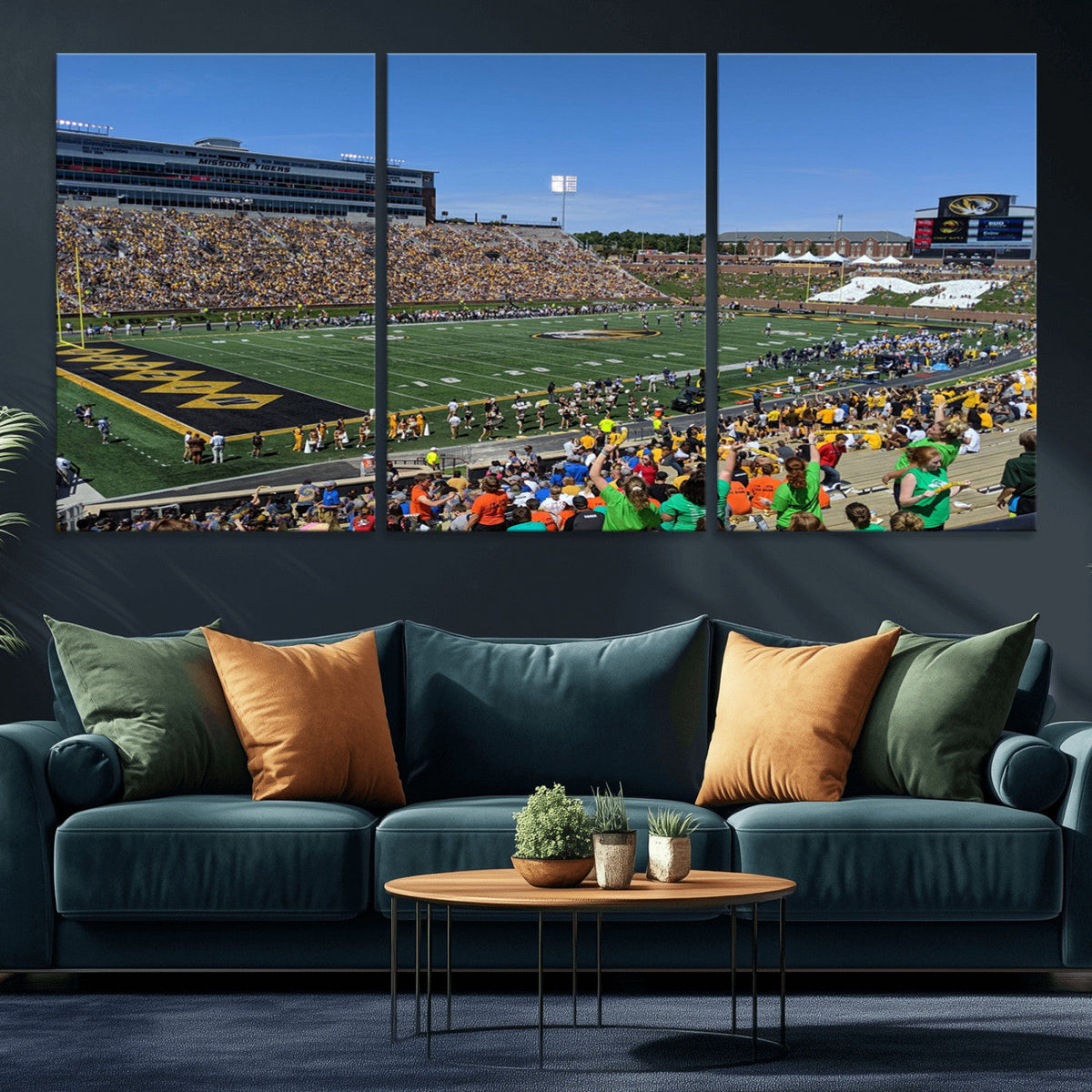 University of Missouri Tigers Football Team Print - Columbia