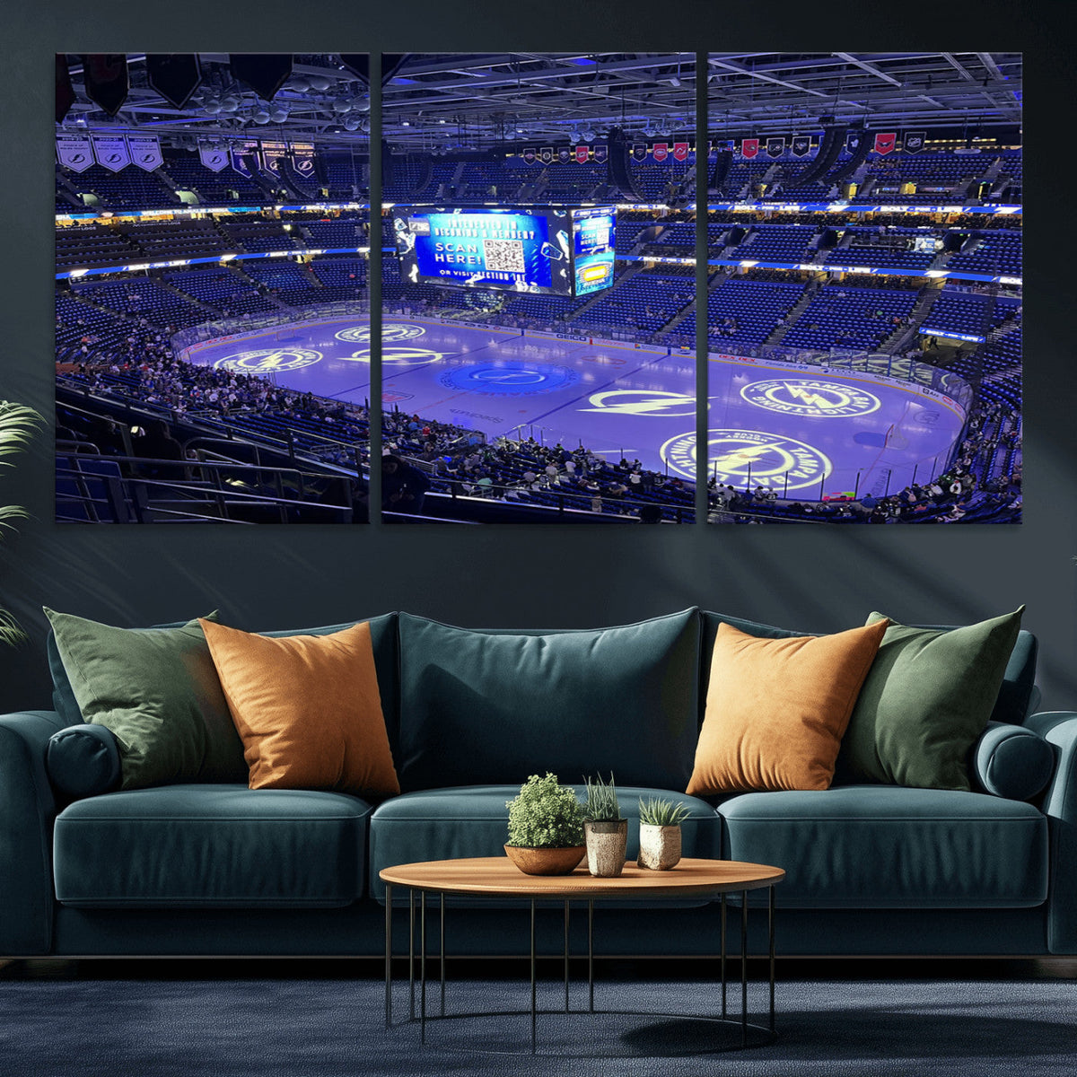 Amalie Arena Florida Wall Art Canvas Print - NHL Hockey