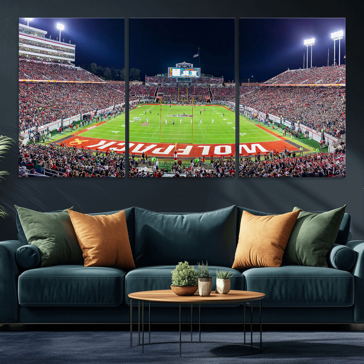 NC State Wolfpack Canvas Print - Raleigh Carter-Finley