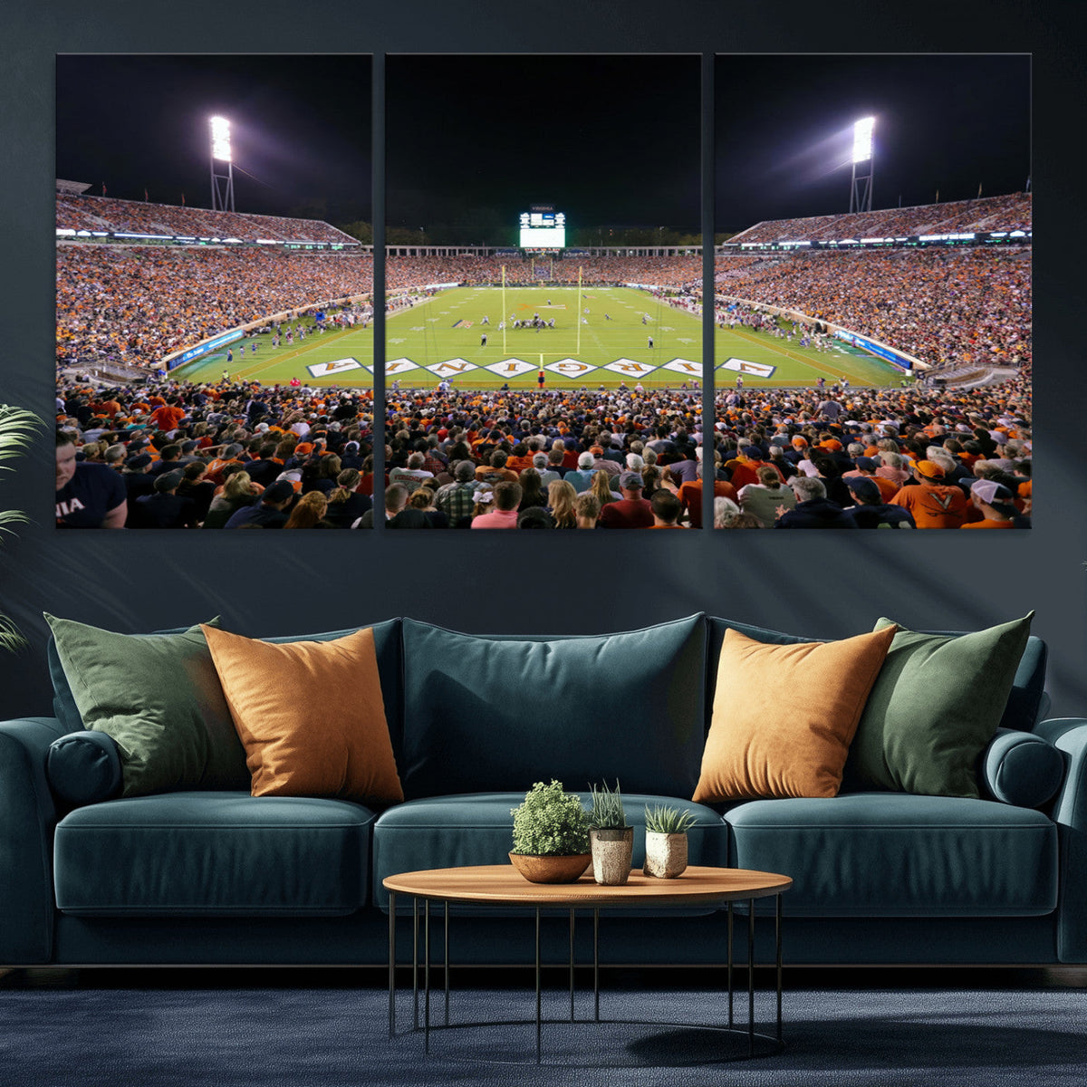 Virginia Cavaliers Football Team Print - Charlottesville