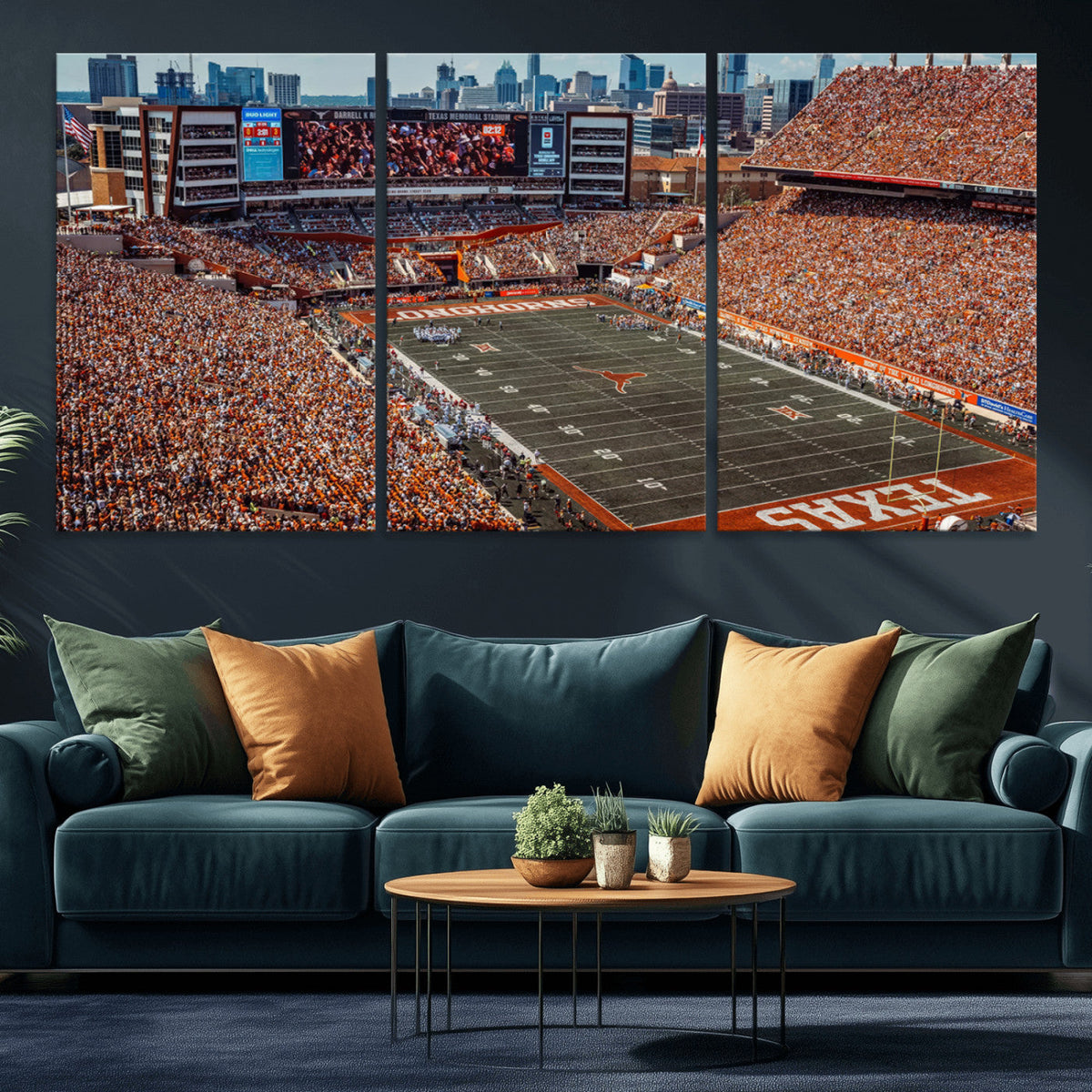 University of Texas Longhorns Football Team Print - Austin