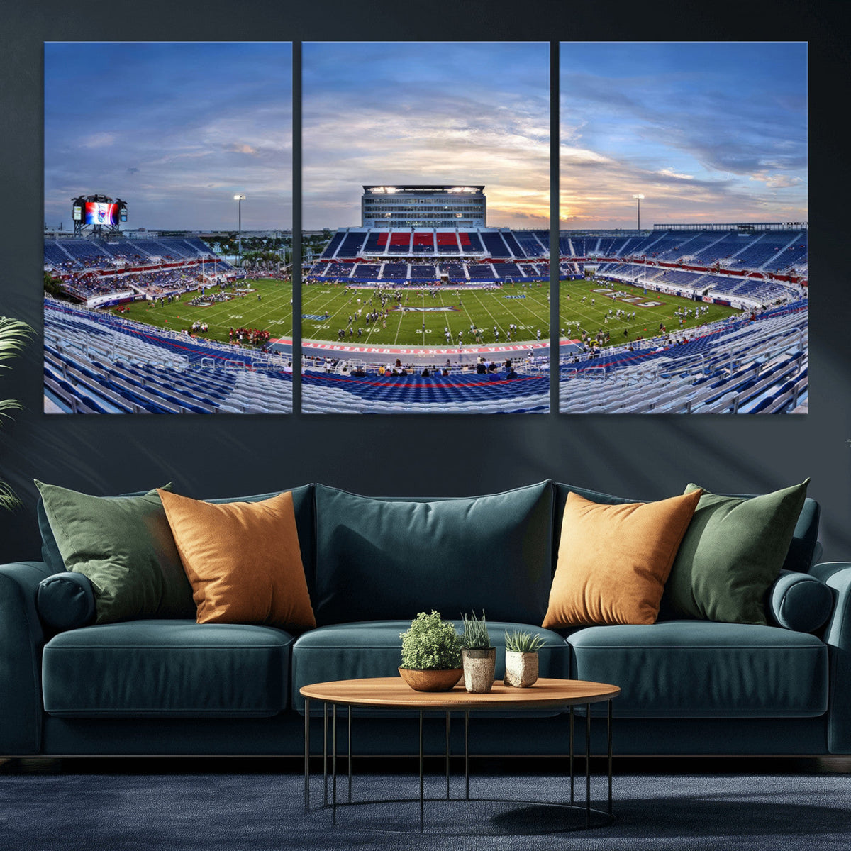 Florida Atlantic University Owls Football Team Print - Boca