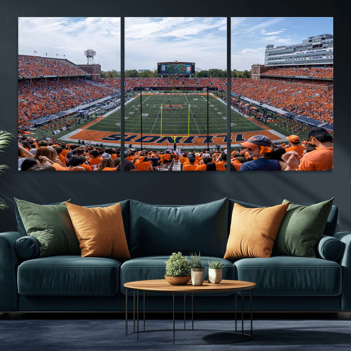 University of Illinois Fighting Illini Football Team Print