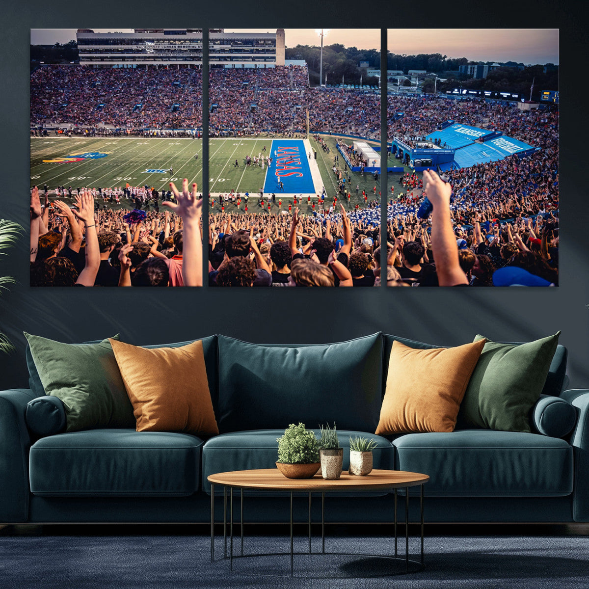 University of Kansas Jayhawks Football Team Art Print -