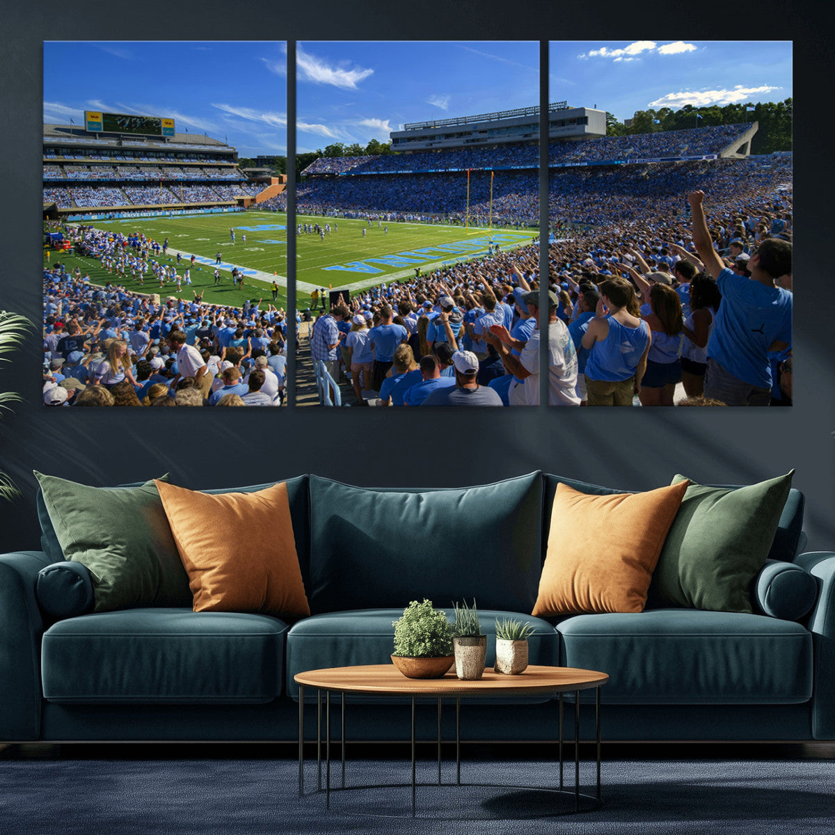 University of North Carolina Tar Heels Team Canvas Print -