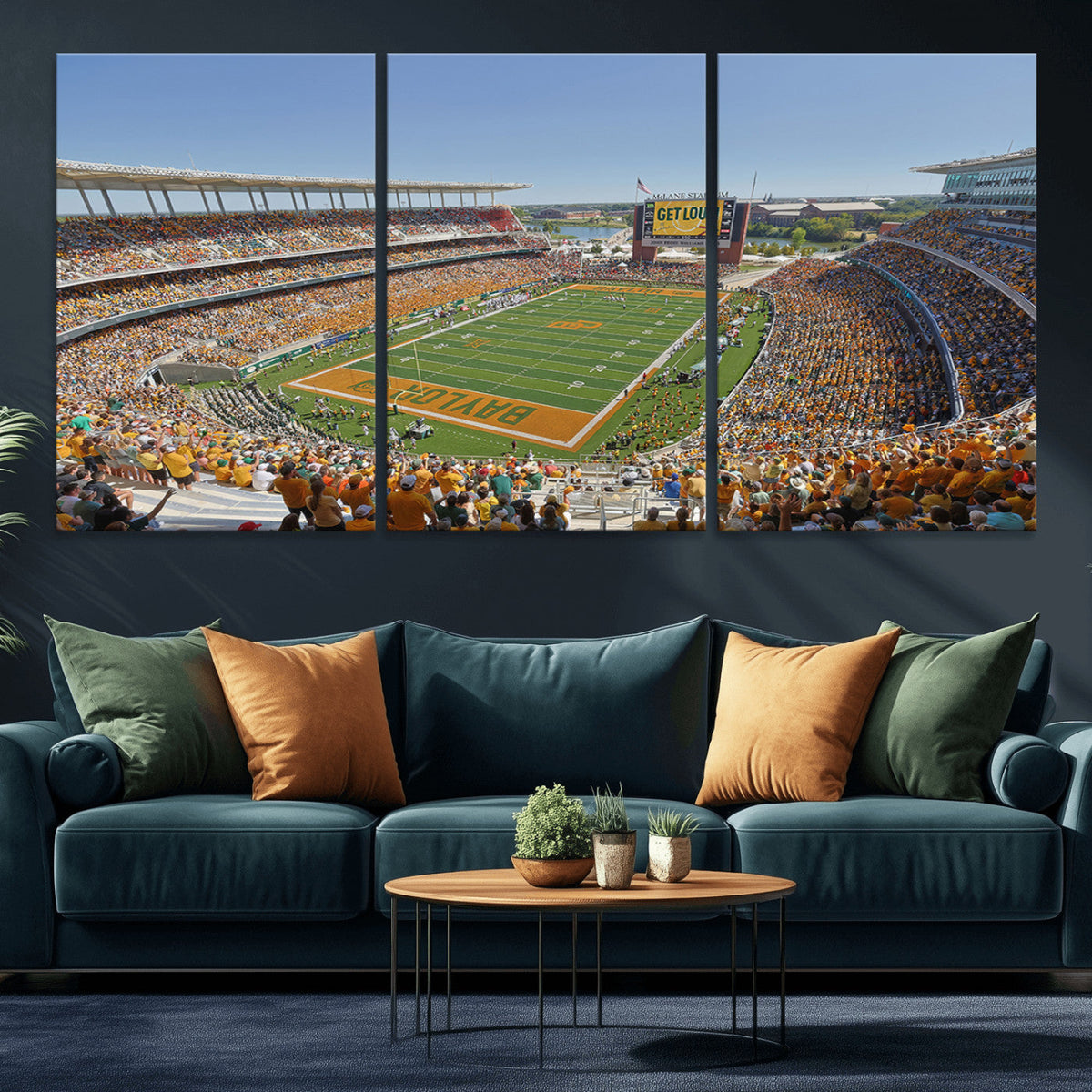Baylor University Bears Football Team Print - Waco McLane