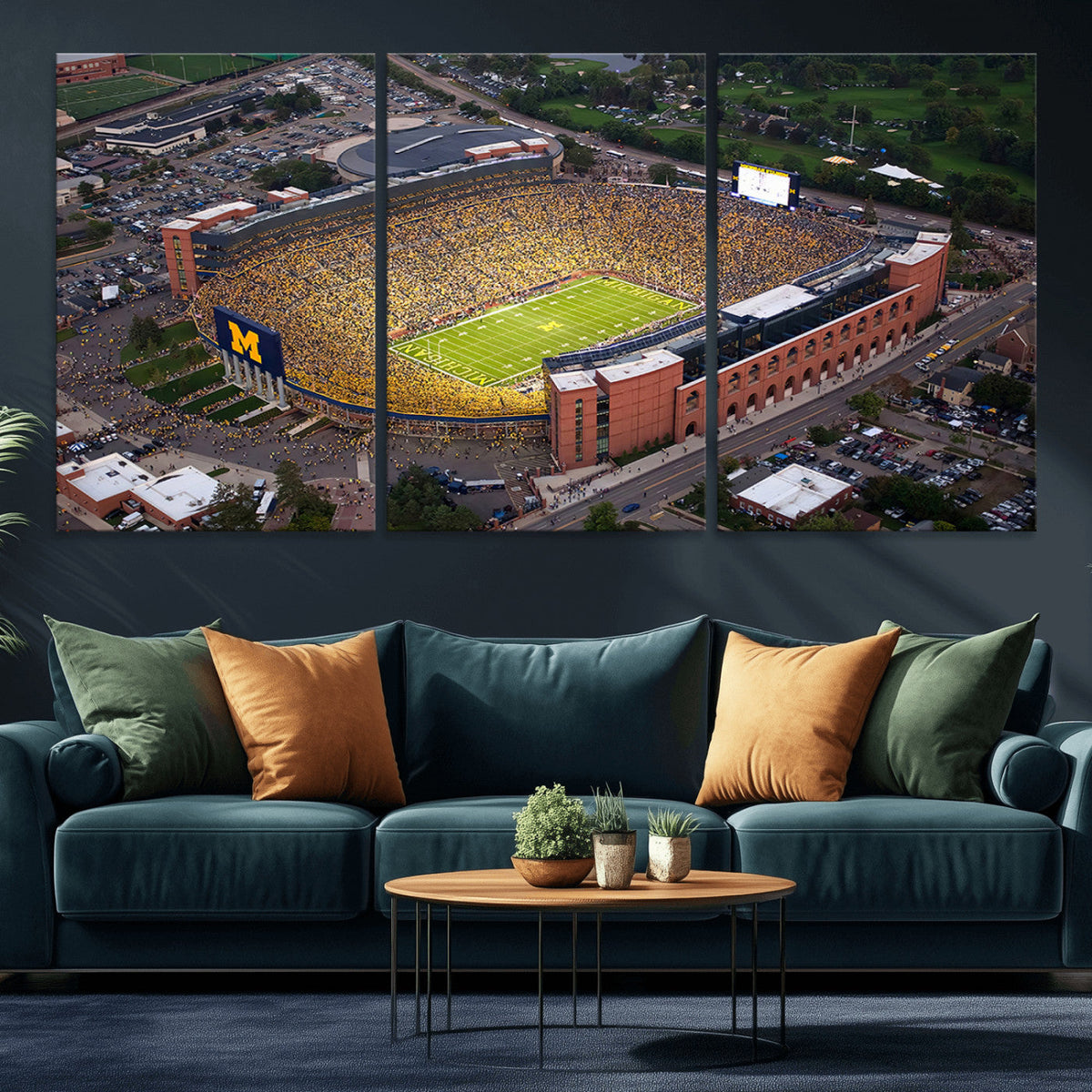 University of Michigan Wolverines Football Team Print - Ann