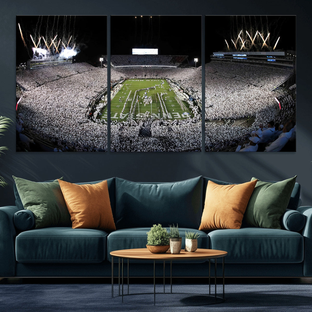 Penn State Beaver Stadium Canvas Wall Art - Nittany Lions