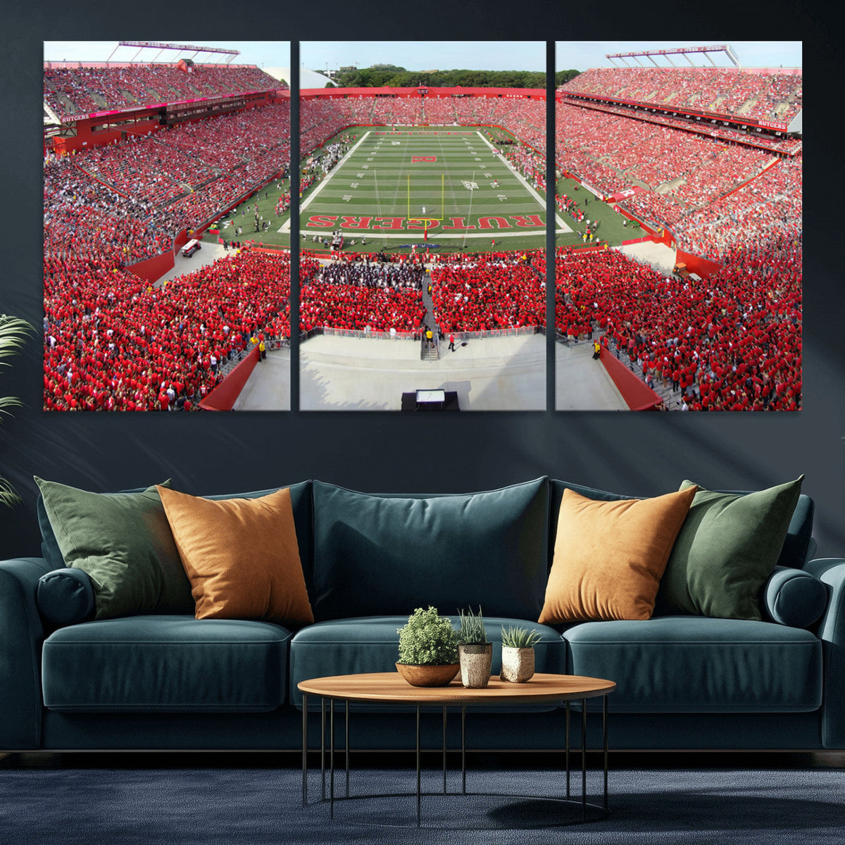 Rutgers Scarlet Knights Football Team Print - Piscataway SHI
