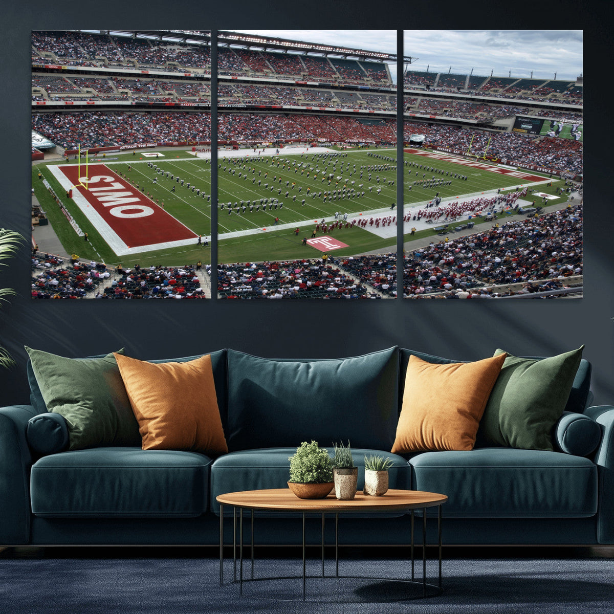 The Temple University Owls Athletics Team Print -