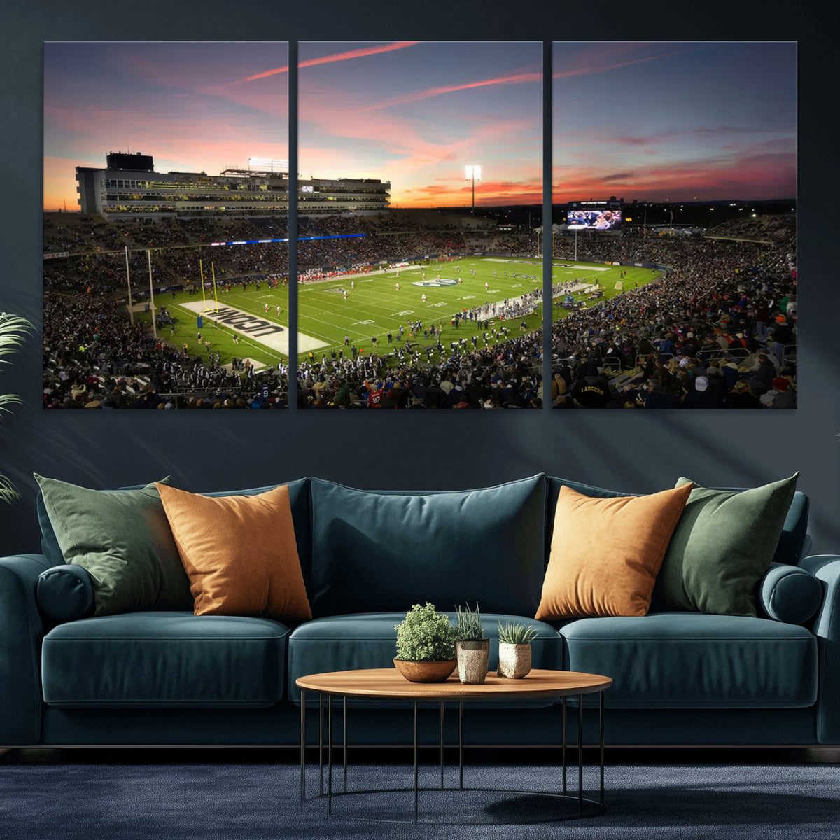 The University of Connecticut UCONN Huskies Football Team