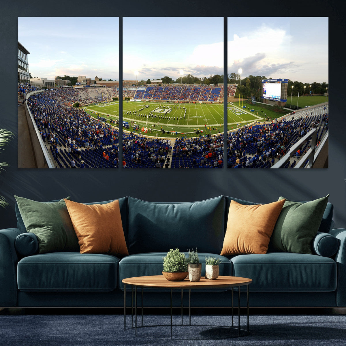 The Duke University Blue Devils Football Team Print - Durham