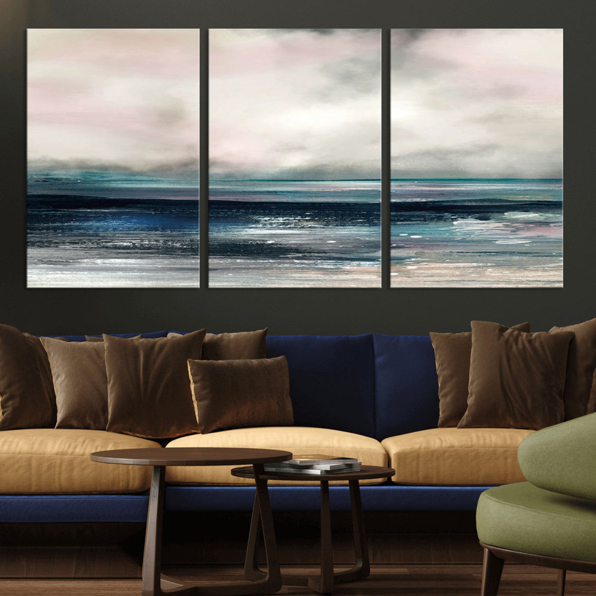 Contemporary Abstract Wall Art Canvas Print