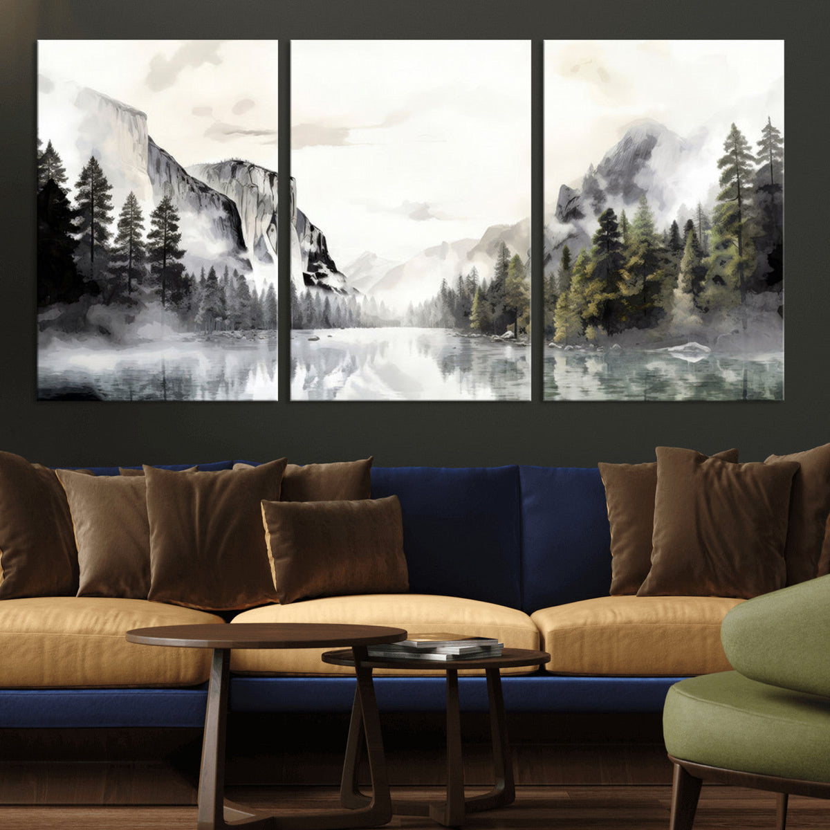 Yosemite Valley Wall Art Canvas Print – Framed and Ready to